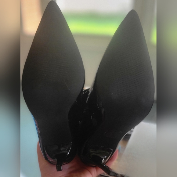 SHEIN Baddies black slouchy booties size 8 - Picture 4 of 5